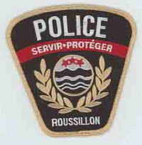 CANADA,QUEBEC,ROUSSILLON POLICE 1